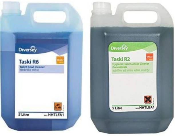 Diversey Taski R2 & R6 Toilet Cleaner and Floor cleaner both Regular Liquid Toilet Cleaner