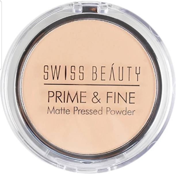 SWISS BEAUTY Prime & Fine Matte Pressed Powder Compact 03 Compact