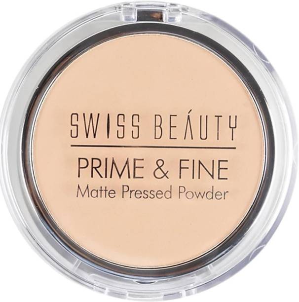 SWISS BEAUTY Prime & Fine Matte Pressed Powder Compact 022 Compact