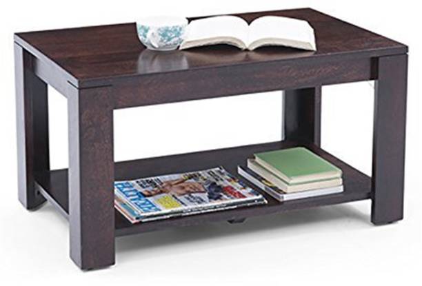 TRUE FURNITURE Mango Wood Coffee/Center Table for LivingRoom/Home/Office(Mohagany Finish) Solid Wood Coffee Table