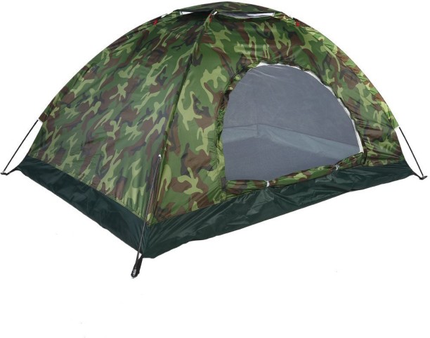 VGEBY Tenda Impermeabile Protezione UV Outdoor Camouflage Dome Camping Tent per 3-4 persone 