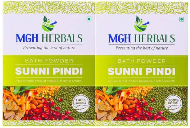 MGH Herbals Herbal Bath Powder 500Gms pack of 2 (1kg)