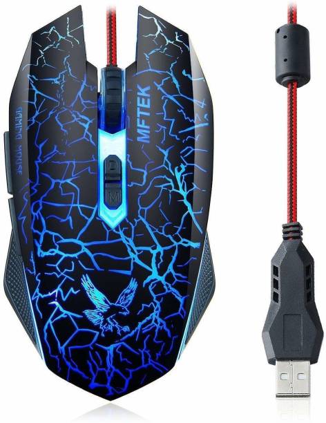 MFTEK Wired Laser Optical Gaming Mouse for PC & Laptop ...