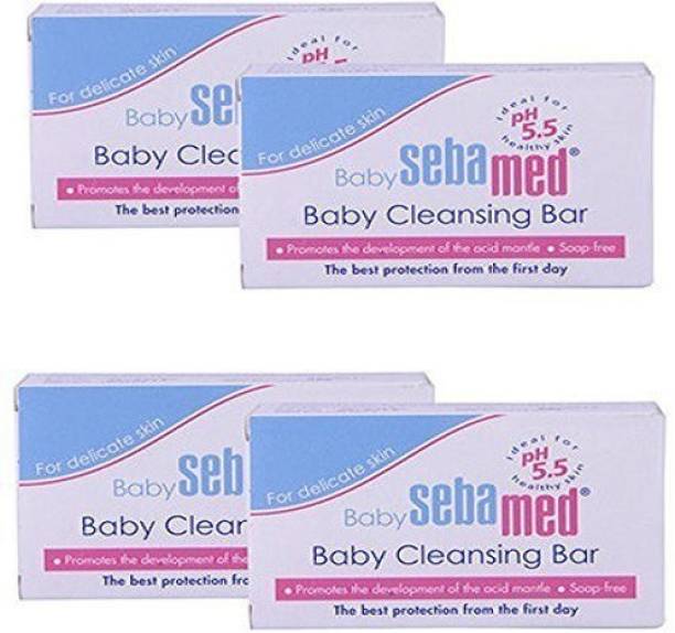 Sebamed Baby Cleansing Bar (100 g) - Pack of 4