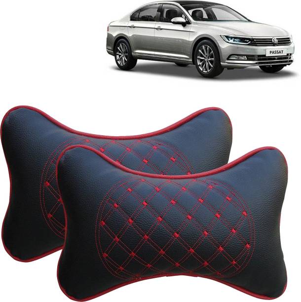 VOCADO Black, Red Leatherite Car Pillow Cushion for Maruti Suzuki