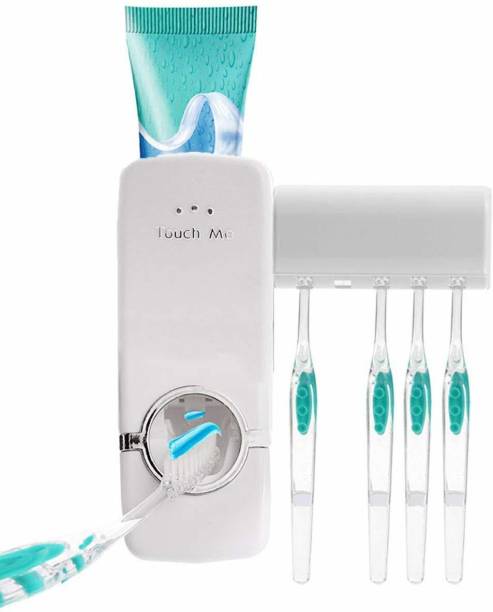 SELL MART Toothpaste holder Plastic Toothbrush Holder