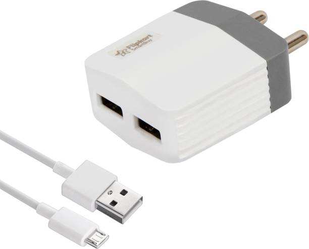 Flipkart SmartBuy Dual Port 12W 2.4A Fast Charger with Charge & Sync USB Cable