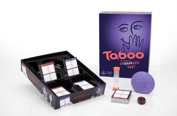 HASBRO GAMING Taboo Board Game,Guessing Game For Families Money & Assets Games Board Game
