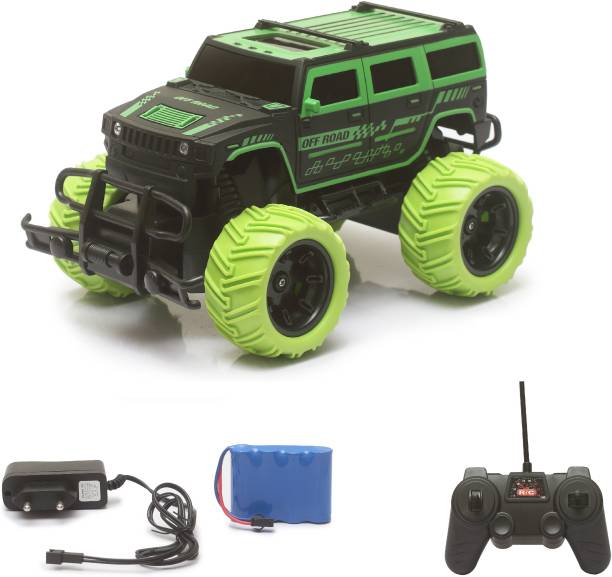 Miss & Chief Big and Mean Rock Crawling 1:20 Scale Modified Off-Road Hummer RC Car/Monster Truck