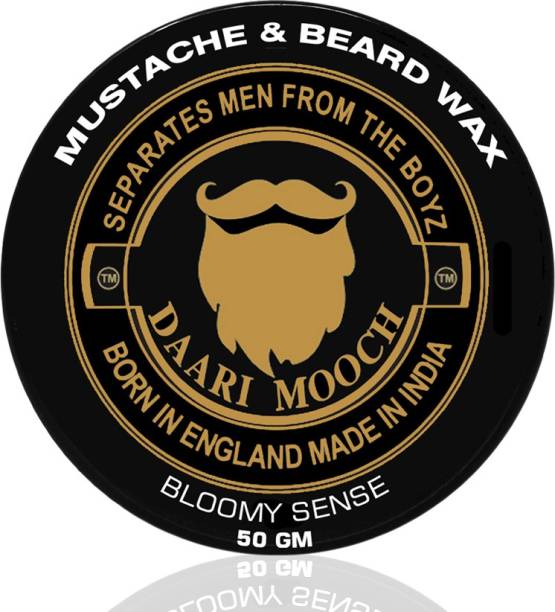 Daarimooch Mustache & Beard Wax (With Beeswax,Shea Butter,Vitamin E) Hair Wax