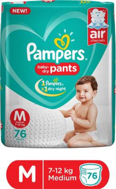 pampers diapers large 78 pieces price