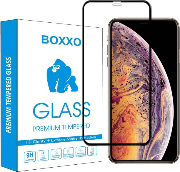 Boxxo Edge To Edge Tempered Glass for Apple iPhone XS