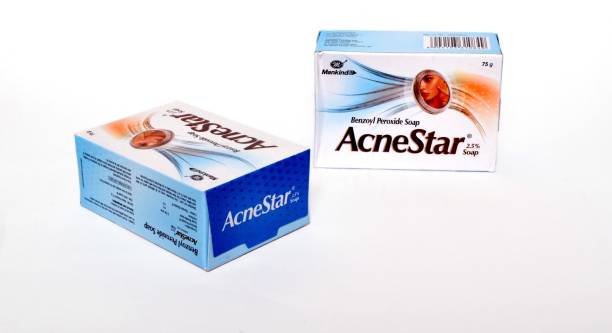Mankind Pack of 2 AcneStar Soap (75gm each) - Benzoyl Peroxide Soap Bar