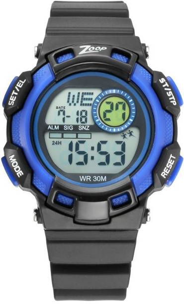 how to set time in zoop digital watch