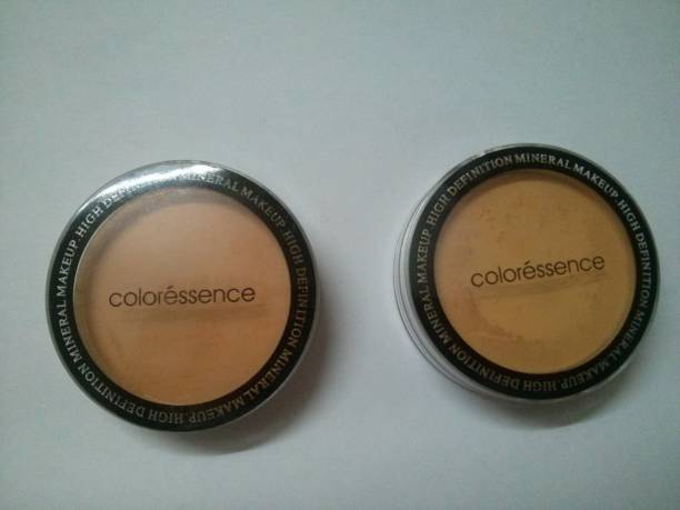COLORESSENCE Compact Powder,CP-3 Dusky,Pack Of 2 , 20gm Compact