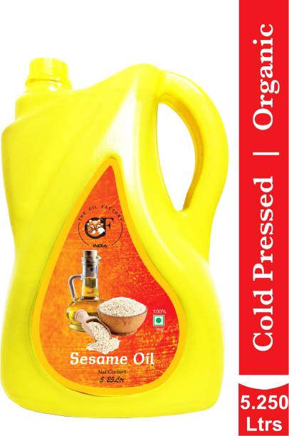 The Oil Factory Cold Pressed Gingelly/Sesame Oil (Virgin, Chekku/Ghani) Sesame Oil Jar