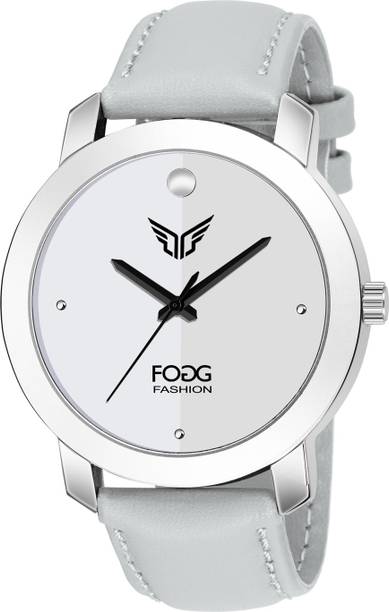 Fogg 1195-WH White Unique Analog Watch – For Men