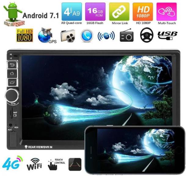 SOUND FIRE SF-7040 Android 2Din 7'' Inch Ultra HD Touch Screen GPS Navigation AM/FM Radio Mirrorlink/WiFi/Bluetooth/1080P video (1GB/16GB) Car Stereo