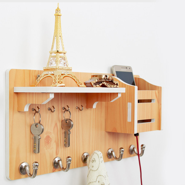 Home Furniture Diy Wooden House Shaped Wall Shelf Small Toy Storage Children S Shelving Unit Brown Athena Com Pe