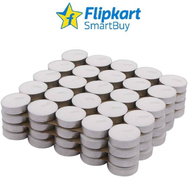 Flipkart SmartBuy Unscented Tealight Set Of 50 Candles (3-4Hrs Burn Time) Candle