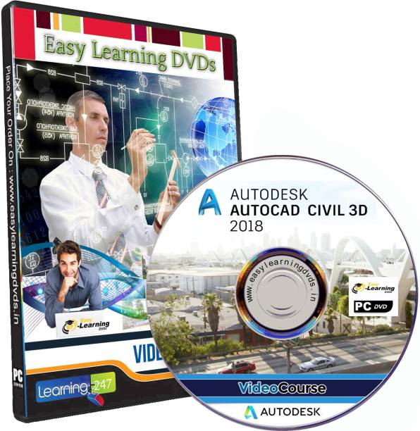 Easy Learning AutoCAD Civil 3D 2018 Video Training Course tutorial DVD