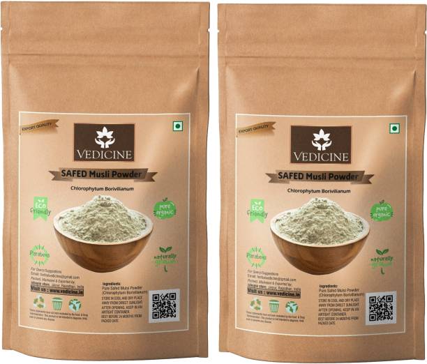 VEDICINE Bio Organic SAFED Musli Powder