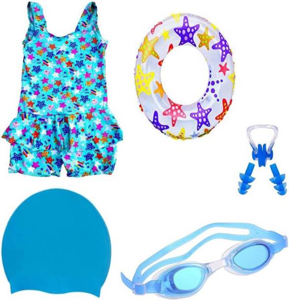 Tempest Swimming Kit For Girls (6-7 Years) with Swimming Tube Swimming Kit