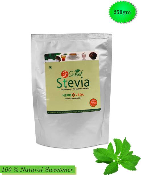 SO SWEET Stevia 250 Gram Powder Sugar-Free 100% Natural Zero Calorie Sweetener