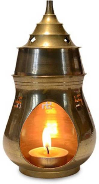 THEGLOBALMART Camphor lamp Brass Kalash