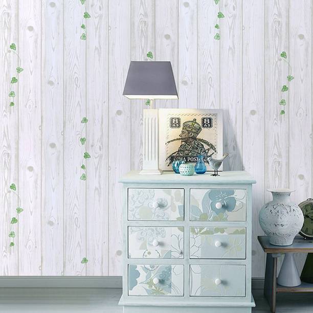 Flipkart SmartBuy Wall Stickers Wallpaper Home Paisley Royal Brown Self