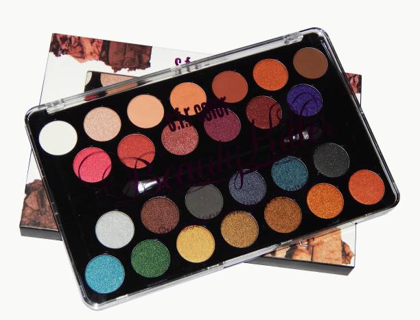 s.f.r color 26 color matte and shimmer combo eyeshadow palette 28.8 g