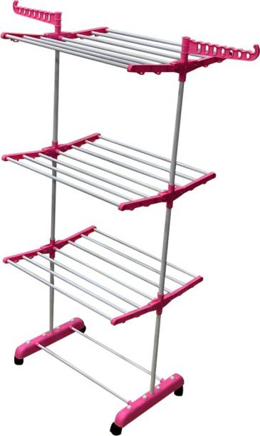FAVOUR Steel Floor Cloth Dryer Stand O1MSNEW004
