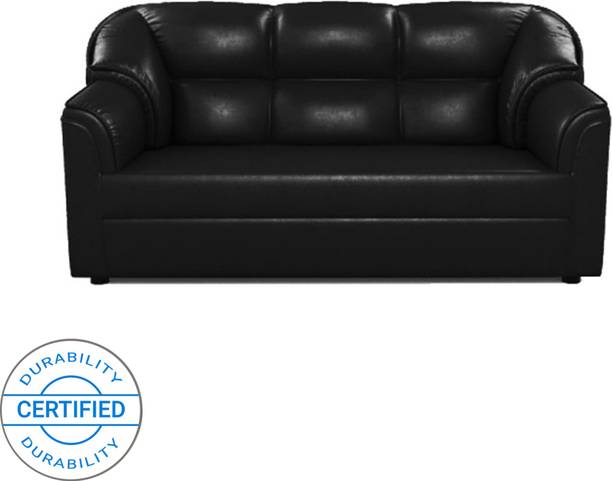 Black Leather Sofa Online At Best Prices Black Leather Sofa