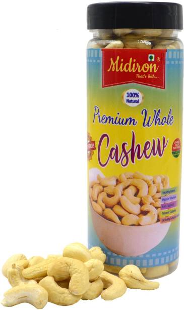 Midiron 100 % Natural Premium Plain Raw Cashews Cashews