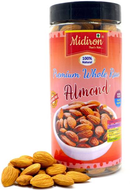 Midiron 100 % Natural Premium Whole Row Almonds ( 200 Gm) Almonds