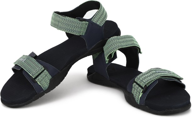 reebok green floater sandals