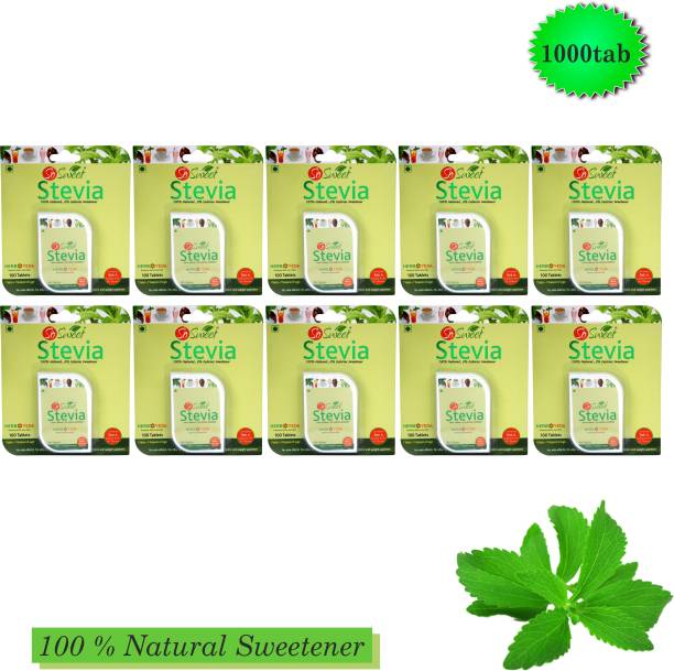 SO SWEET Stevia 100 Tablets Sugar-Free 100% Natural Diabetic Frendly Zero Calorie Sweetener