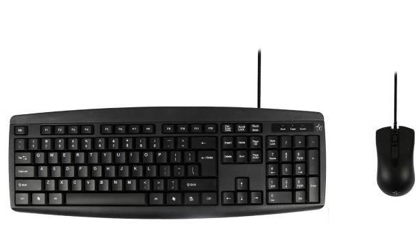 Flipkart SmartBuy YKM3136 Wired USB Laptop Keyboard and Mouse combo
