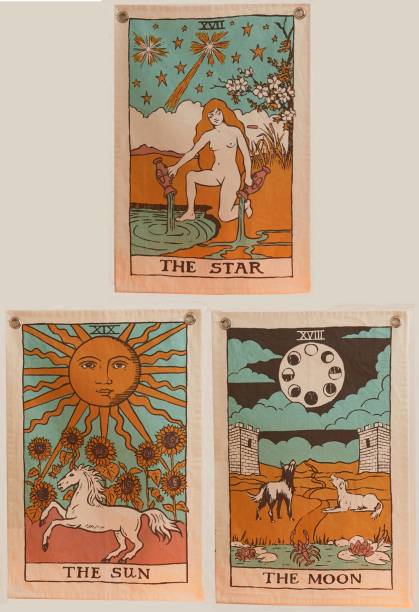 SheetKart Tarot Cards Tapestry