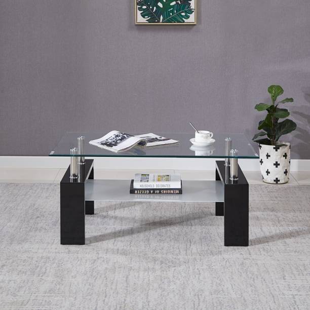 Glass Coffee Tables Buy Durability Certified Glass Coffee Tables Online At Best Prices On Flipkart
