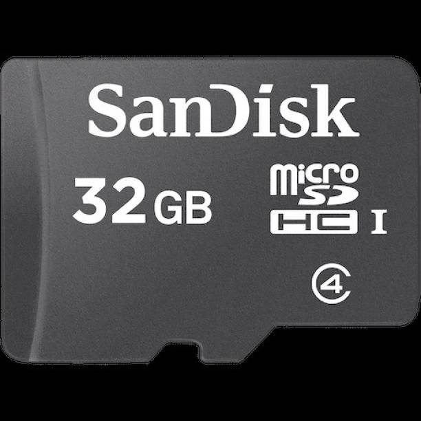 SanDisk MricroSDHC Class4 32 GB MicroSD Card Class 4 20 MB/s  Memory Card