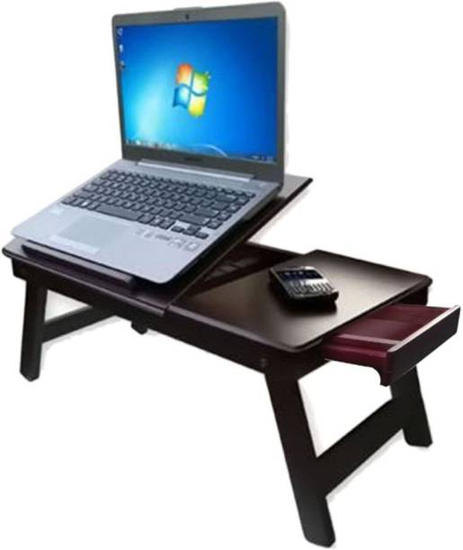 STYLE HOMEZ High-Quality MDF Wood Portable Laptop Table