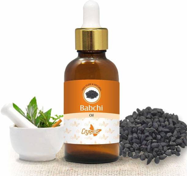 Crysalis Babchi Oil with Dropper 100% Natural Pure Undiluted Uncut Essential Oil 50 ml