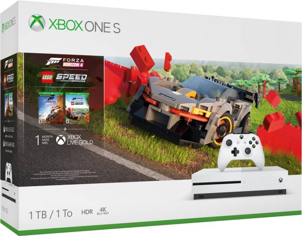 MICROSOFT Xbox One S 1 TB with Forza Horizon 4, LEGO Sp...