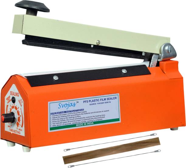 Svojas 8 Inches Seal Packing Machine For Plastic Bag Sealing Packing Heat Table Top Heat Sealer