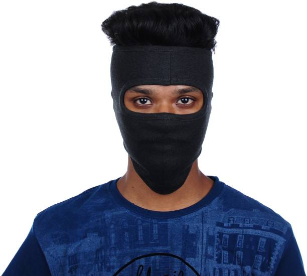 H International Black Bike Face Mask for Men & Women