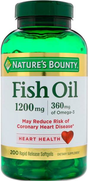 Nature's Bounty Fish Oil, 1,200 mg, 200 Rapid Release Softgels