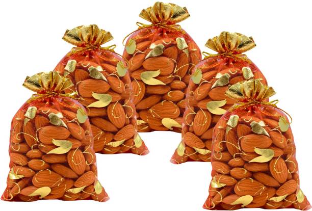 Midiron 100 % Natural Premium Whole Row Almonds Pack 5 Almonds