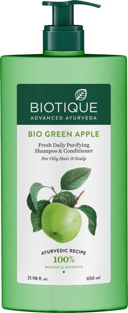 BIOTIQUE Green Apple Shampoo 650ml *1