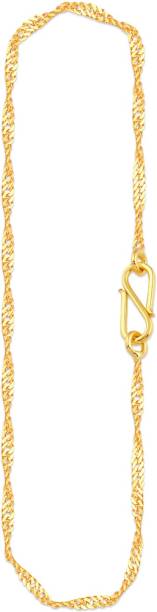 MALABAR GOLD & DIAMONDS NBJCHN024 Rope Chain Yellow Gold Precious Chain